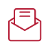 icon illustration of a paper envelope